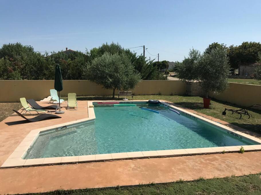Saint-Theodorit Loue Studio Dans Une Villa Avec Piscine Terrasse מראה חיצוני תמונה